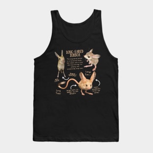 Animal Facts - Long-eared Jerboa Tank Top